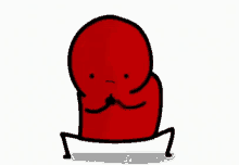 Rode GIF - Rode Rode Karikatuur Rode Mann GIFs