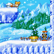 Sonic Advance Tails GIF - Sonic Advance Tails Snow GIFs