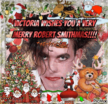Robert Smith The Cure GIF - Robert Smith The Cure Christmas GIFs