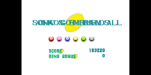 a sonic the hedgehog video game screen shows a score of 183220 and a ring bonus of 0