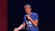 Russell Howard Hello GIF