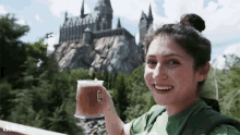 Butter Beer Got Me Like Smiling GIF - Butter Beer Got Me Like Smiling Achievement Unlock GIFs