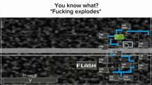 a screenshot of a game that says " you know what "