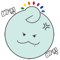 a cartoon drawing of a monster with a rainbow in the background and chinese writing on the bottom