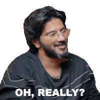 Oh Really Dulquer Salmaan Sticker - Oh Really Dulquer Salmaan Pinkvilla Stickers