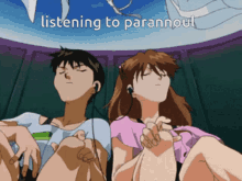 Parannoul Listening To Parannoul GIF - Parannoul Listening To Parannoul Asuka GIFs