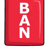 a cartoon illustration of a red bean bag