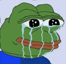 Crying Pepe The Frog GIF