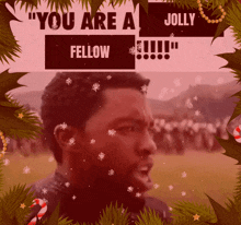 Black Panther Christmas Christmas Gif Version GIF - Black Panther Christmas Christmas Gif Version You Are A Jolly Fellow GIFs