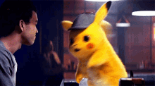 Detective Pikachu GIF - Detective Pikachu Coffee GIFs