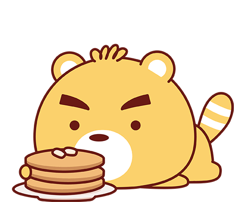 Bear Eat Sticker - Bear Eat Cute Stickers
