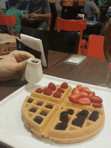 Food Porn Waffle GIF