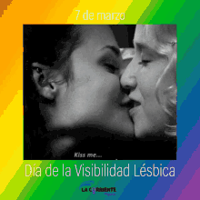 Lesbian Visibilidad GIF - Lesbian Visibilidad Kissing GIFs