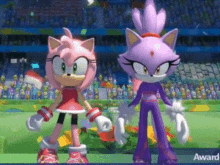 Blaze The Cat Sonic GIF - Blaze The Cat Sonic Amy Rose GIFs