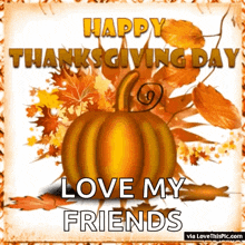 Happy Thanksgiving Pumpkin GIF - Happy Thanksgiving Pumpkin Glitter GIFs