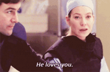 Greys Anatomy Meredith Grey GIF - Greys Anatomy Meredith Grey He Loves You GIFs