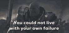 Thanos Avengers Endgame GIF - Thanos Avengers Endgame You Could Not Live With Your Own Failure GIFs