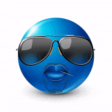 emoji blue
