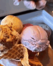 Ice Cream Cone GIF - Ice Cream Cone Scoops GIFs