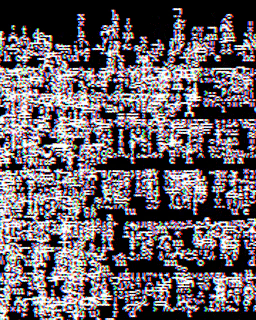 Zivate Glitch Text on Make a GIF