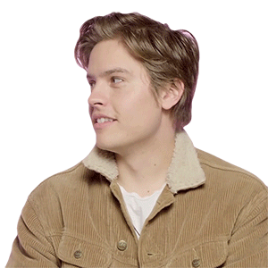Shrugging Cole Sprouse Sticker - Shrugging Cole Sprouse I Dont Know Stickers