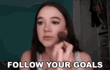 Follow Your Goals Fiona Frills GIF - Follow Your Goals Fiona Frills Fiona Frills Vlog GIFs