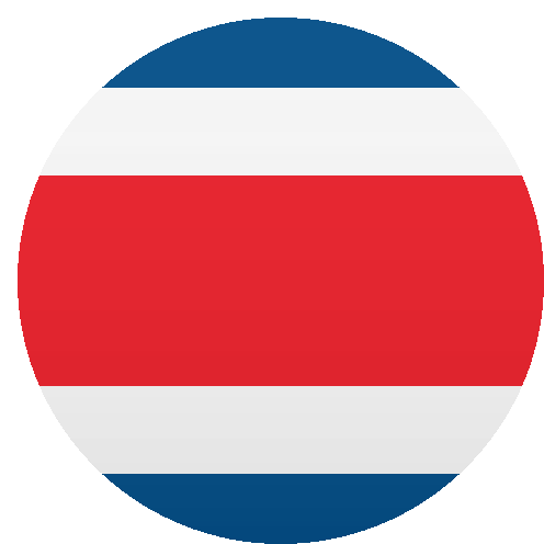 Costa Rica Flags Sticker - Costa Rica Flags Joypixels Stickers