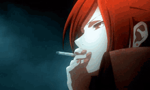 Anime Red GIF - Anime Red Smoke GIFs