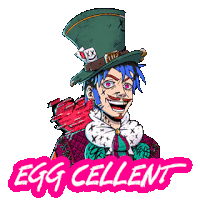 Jokerclub Eggcellent Sticker - Jokerclub Joker Eggcellent Stickers