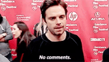 No Comments Sebastian Stan GIF - No Comments Sebastian Stan Im Out GIFs