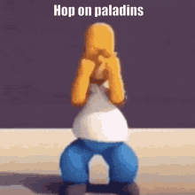 Hop On Paladins Homer Simpson GIF