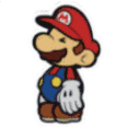 Paper Mario Mario Sticker - Paper Mario Mario Dead Stickers