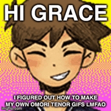 Omori Hi Grace GIF - Omori Hi Grace I Figured Out How To Make My Own Omori Gifs Lmfao GIFs