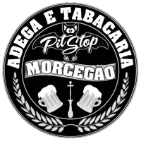 a black and white logo for adega e tabacaria