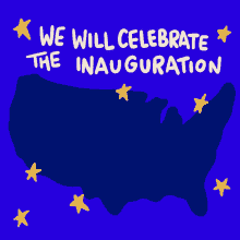 We Will Celebrate The Inauguration Everywhere Us Map GIF - We Will Celebrate The Inauguration Everywhere Us Map America GIFs