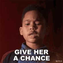 Give Her A Chance Dion Warren GIF - Give Her A Chance Dion Warren Raising Dion GIFs