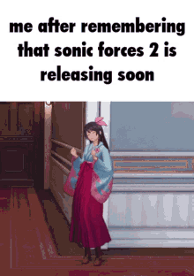 sonic forces sakura wars funny