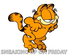 Garfield Sneaky GIF - Garfield Sneaky Crawl GIFs