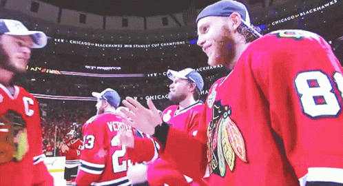 Shaw's monster hit in GIF form  Chicago blackhawks hockey, Blackhawks  hockey, Blackhawks