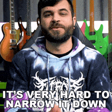 Its Very Hard To Narrow It Down Andrew Baena GIF - Its Very Hard To Narrow It Down Andrew Baena Its So Tough To Narrow It Down GIFs