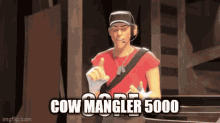 Cow Mangler Scout Tf2 GIF - Cow Mangler Scout Tf2 Tf2 GIFs
