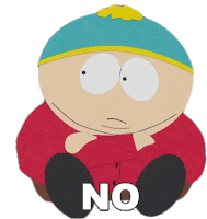 No Eric Cartman Sticker