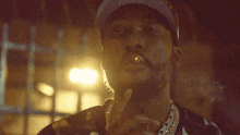 Smoking Meek Mill GIF - Smoking Meek Mill Middle Of It Song GIFs