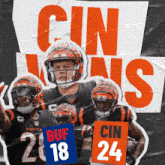 Cincinnati Bengals (24) Vs. Buffalo Bills (18) Post Game GIF - Nfl National Football League Football League GIFs