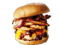 Food Drink Burger Sticker