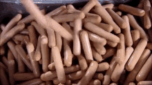 hot dog saussages process