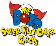 the bozo super silly cyber circus logo