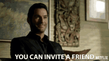 You Can Invite A Friend Invite Someone GIF - You Can Invite A Friend Invite Someone Lets Go GIFs