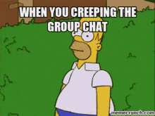 Creeping Funny GIF - Creeping Funny Group Chat GIFs