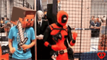 Awesomedeadpool Is Awesome GIF - Cosplay Minecraft Slenderman GIFs